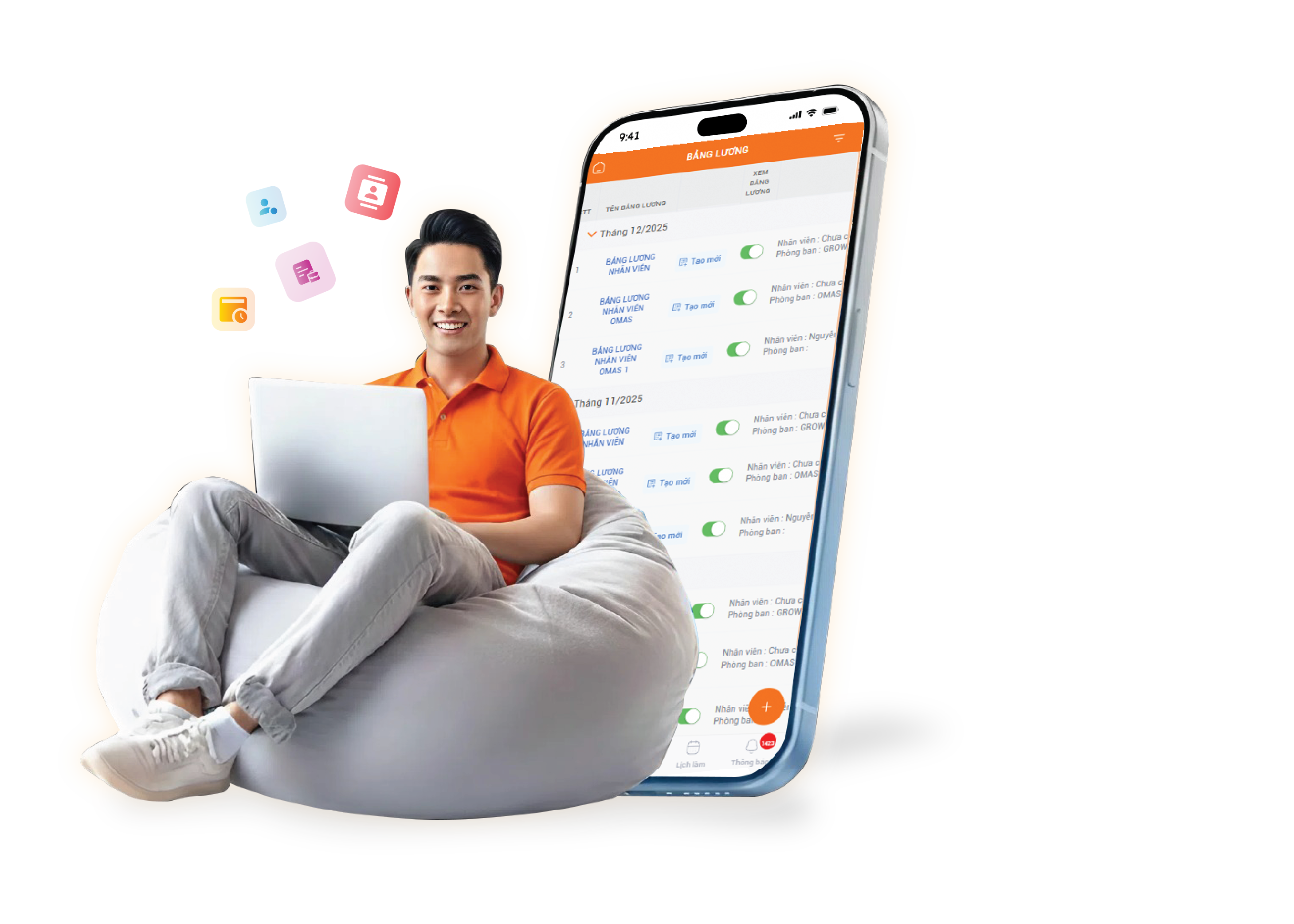 xFlow ứng dụng vào quản lý Tính Lương cho doanh nghiệp